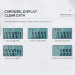 Contor electric monofazat dublu sens, 230V AC. - Image 2