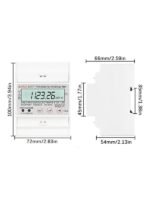 Contor electric trifazat EA777 3x230V/400V, montaj sina DIN 35mm, RS485 - Image 2