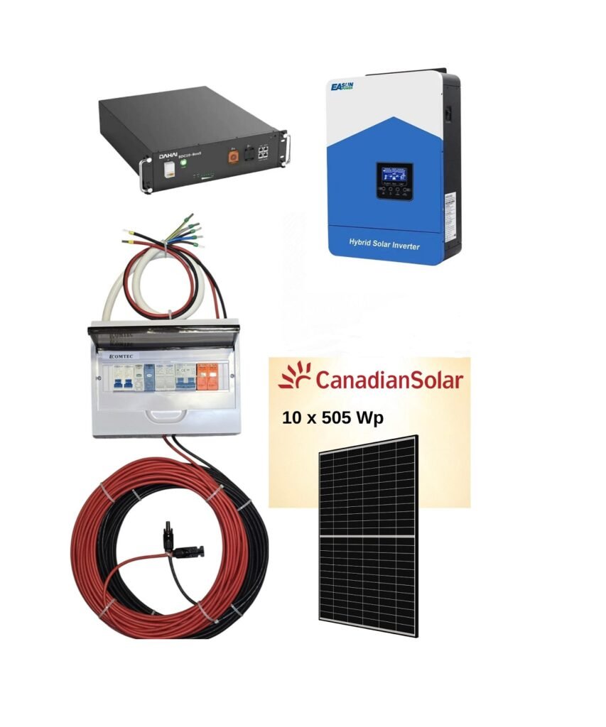 Sistem/ Kit fotovoltaic cu 10 panouri solare