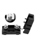 Set soclu cu siguranta fuzibila lamelara ANS-H  60A - 200A , 32V DC, cu prindere pe surub - Image 3