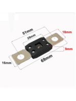 Siguranta fuzibila lamelara ANM / MEGA 12 24 36 48 72VDC, 40A-500A - Image 2