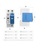 Descarcator supratensiune 275V AC 1P+N PE 50kA T2 pentru retea 230V - Image 2