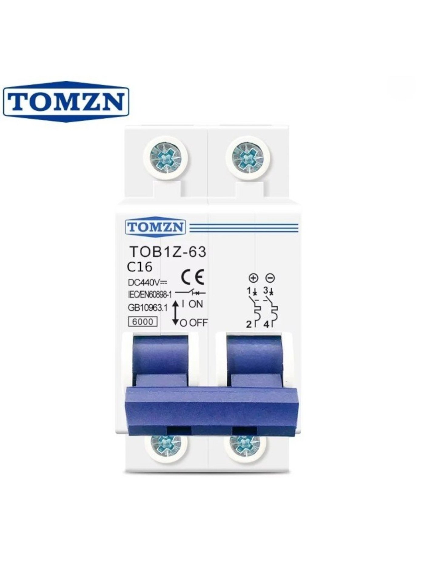 TOB1Z16A400V Siguranta automata TOMZN 2P