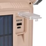 Lampa solara LED multifunctionala solara, YD-2208,  cu lanterna si  incarcare USB, 6 moduri - Image 9