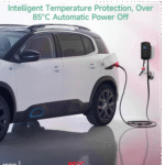 Statie electrica incarcare auto, EV Smart, 7.6KW 32A, monofazata Type 2, WiFi, cartele RFID incluse, putere iesire reglabila 8A–32A, IP66, cablu 5m, Negru - Image 5