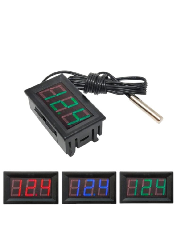 termometru digital LED cu sonda