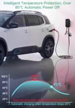 Statie electrica incarcare auto EV Smart, 22KW 32A, trifazata Type 2, WiFi, RFID, conectare directa, cablu 5m, - Image 5
